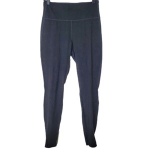 Athleta Women's Black Faux Suede Leggings Skinny‎ Pants